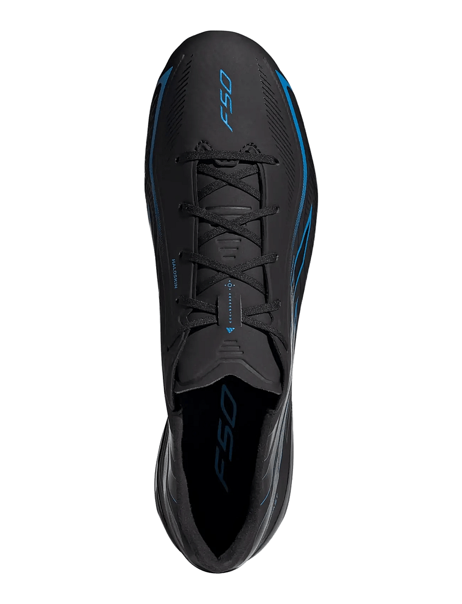 adidas Performance - F50 HYPERFAST LEAGUE FG - jalgpalli puutsad - cblack/cblack/lurabl - 4