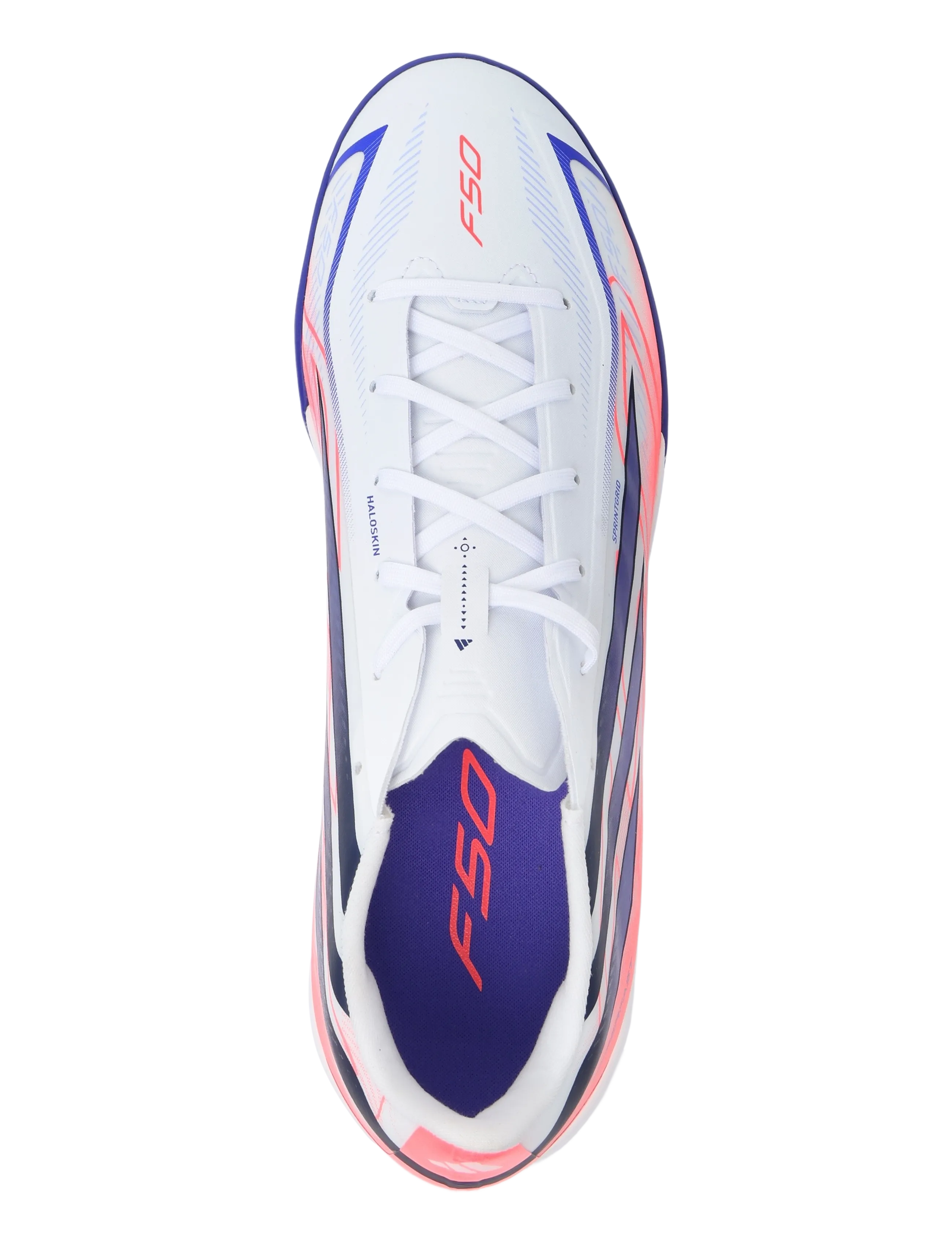 adidas Performance - F50 HYPERFAST LEAGUE TF - fodboldstøvler - ftwwht/solpur/soltur - 3