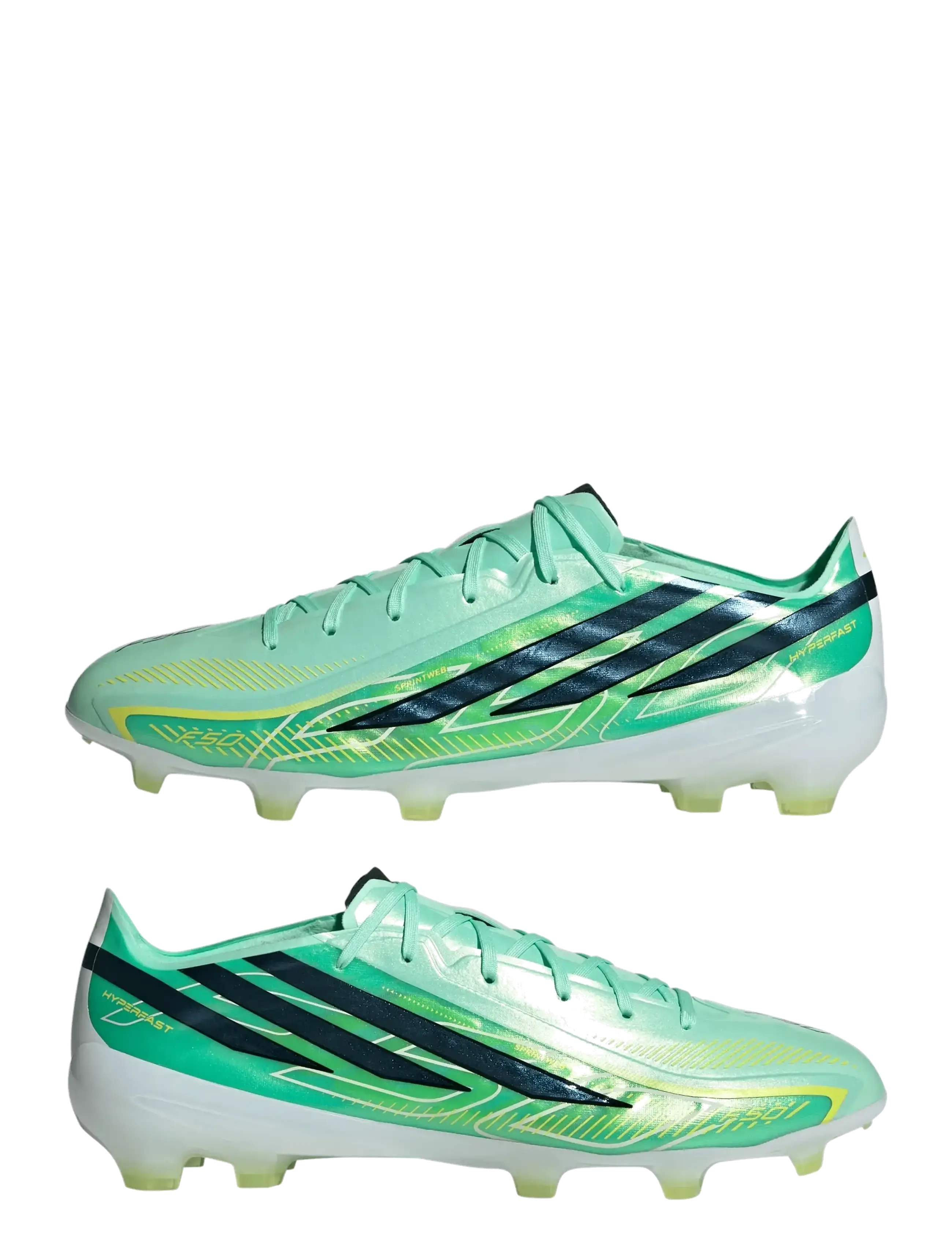 adidas Performance - F50 HYPERFAST PRO FG - fußballstiefel - pulmin/cblack/sollem - 5