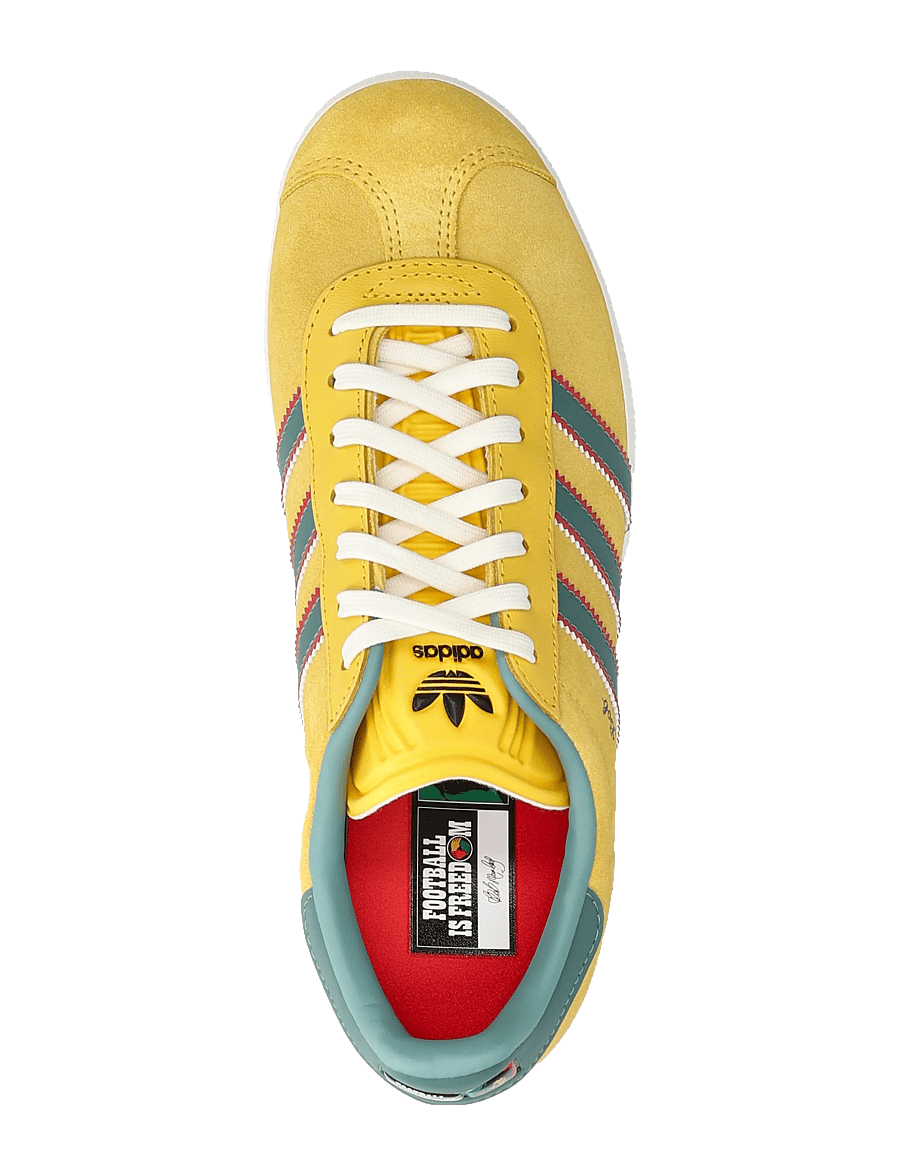 adidas Performance - GAZELLE - niedriger schnitt - bogold/none/purrub - 3