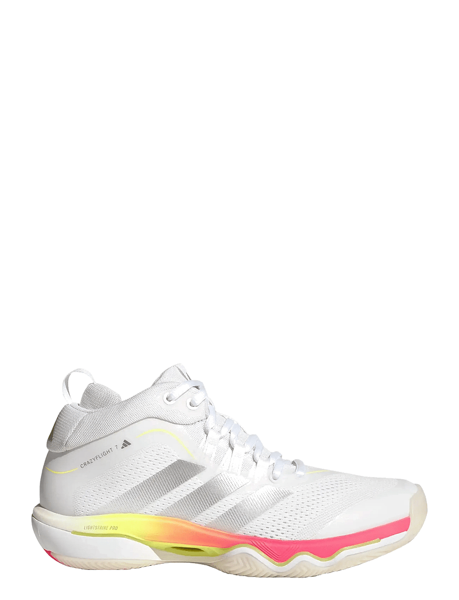adidas Performance - CRAZYFLIGHT 7 MID W - siseruumide spordijalatsid - ftwwht/tegrme/soltur - 1