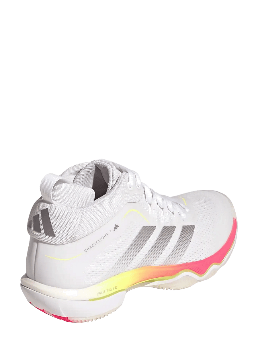 adidas Performance - CRAZYFLIGHT 7 MID W - siseruumide spordijalatsid - ftwwht/tegrme/soltur - 3