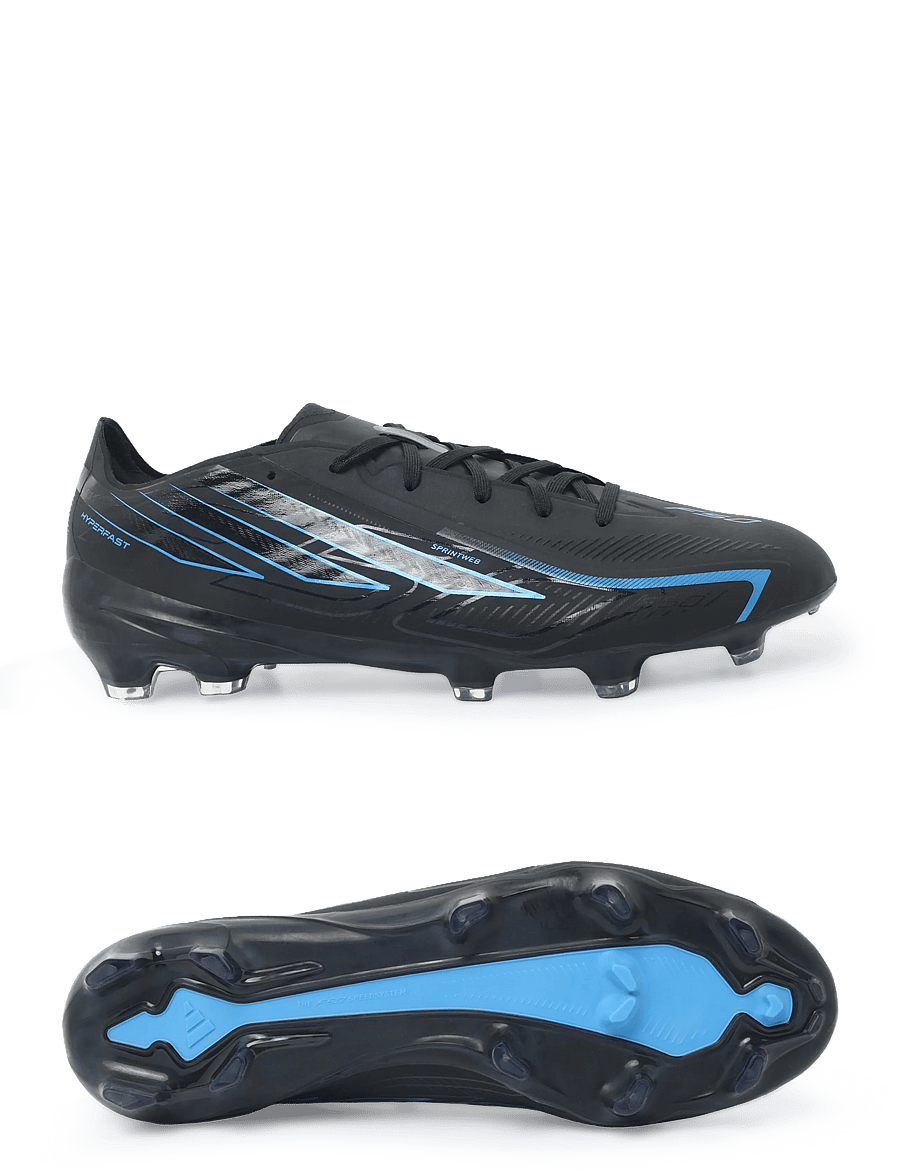 adidas Performance - F50 HYPERFAST PRO FG - fußballstiefel - cblack/cblack/lurabl - 0