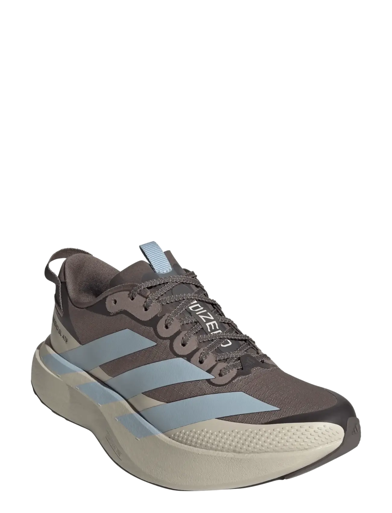 adidas Performance ADIZERO EVO SL ATR W - Laufschuhe - WONBLU/WONBLU/CBROWN / brown