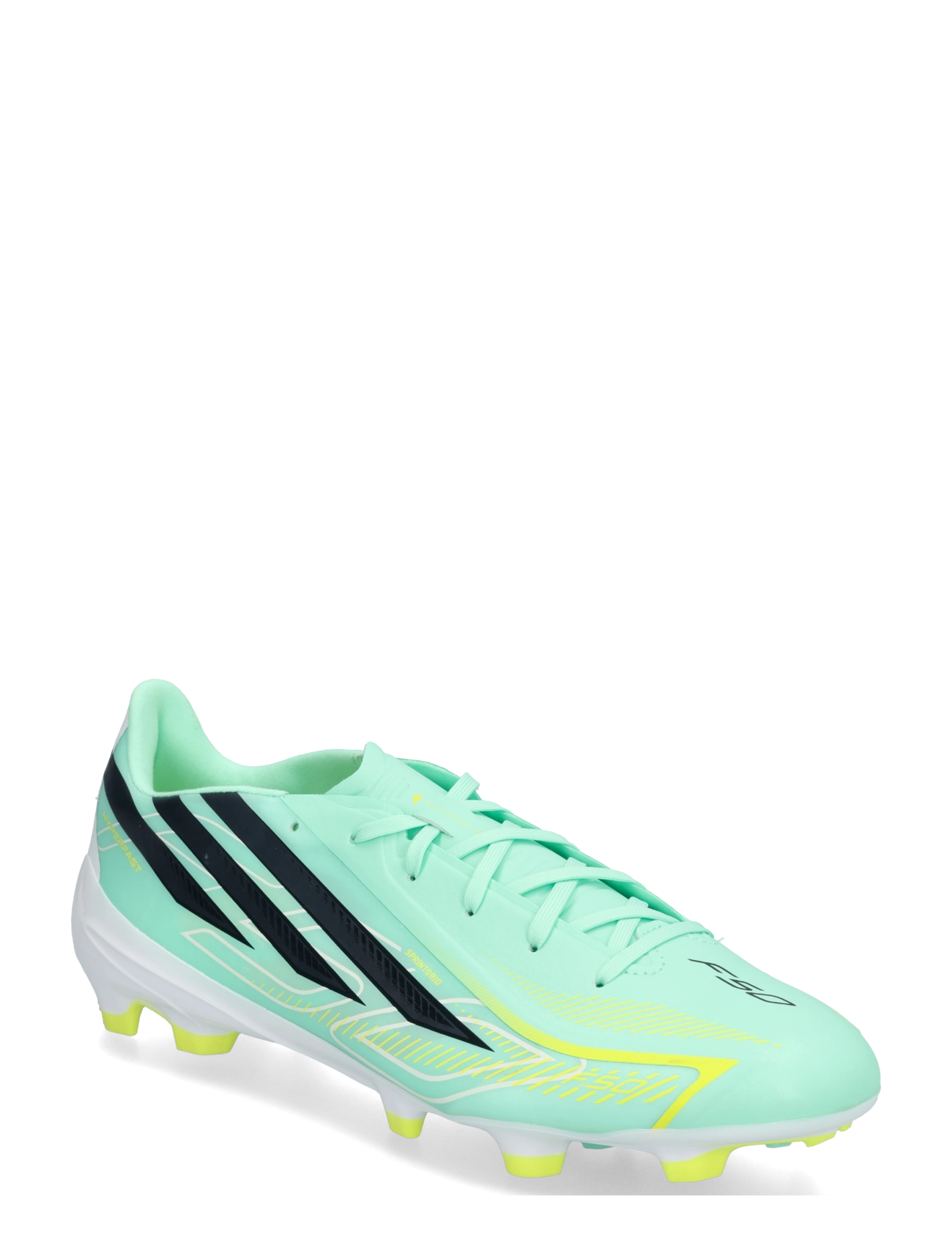 adidas Performance F50 HYPERFAST LEAGUE FG - Shoes - PULMIN/NTNAVY/SOLLEM / green
