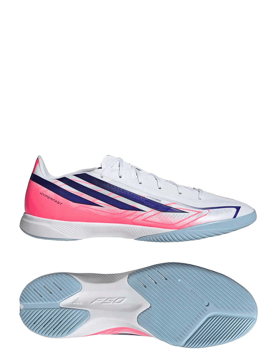 adidas Performance - F50 HYPERFAST LEAGUE IN - inomhusskor - ftwwht/solpur/soltur - 0
