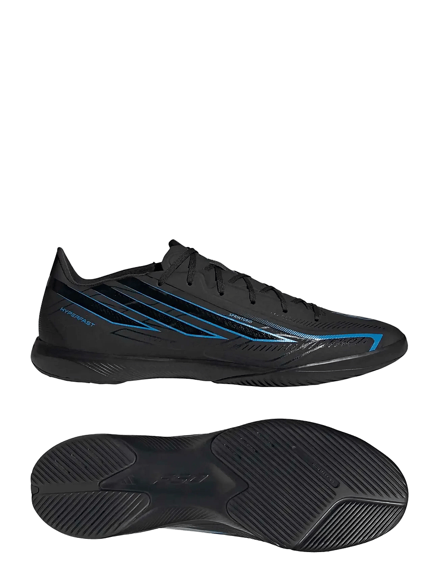 adidas Performance - F50 HYPERFAST LEAGUE IN - siseruumide spordijalatsid - cblack/cblack/lurabl - 0