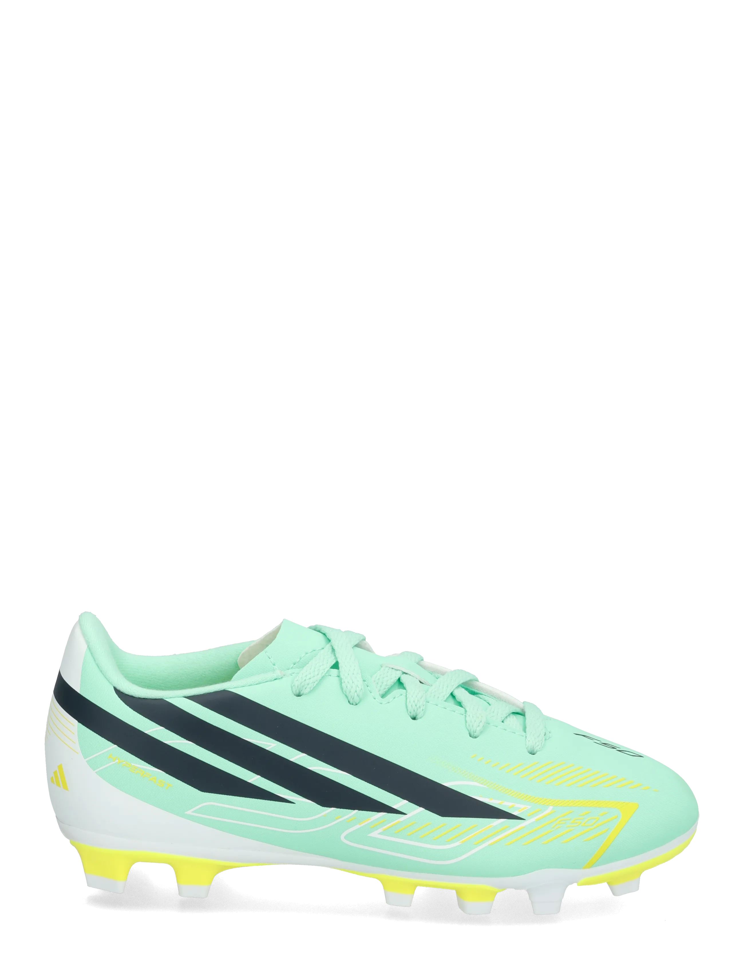 adidas Performance - F50 HYPERFAST CLUB FG/MG J - fotbollsskor - pulmin/ntnavy/sollem - 2