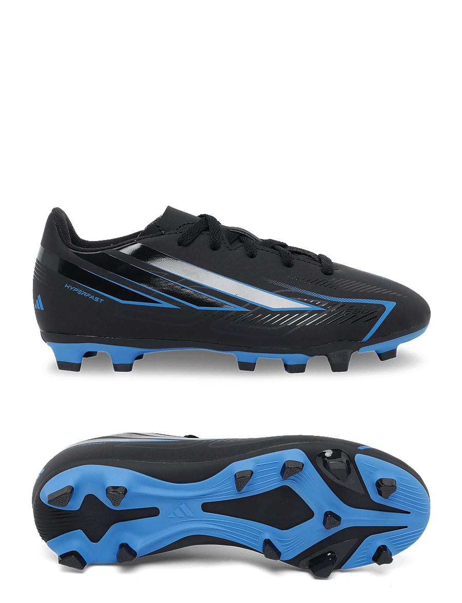 adidas Performance - F50 HYPERFAST CLUB FG/MG J - fußballstiefel - cblack/cblack/lurabl - 0