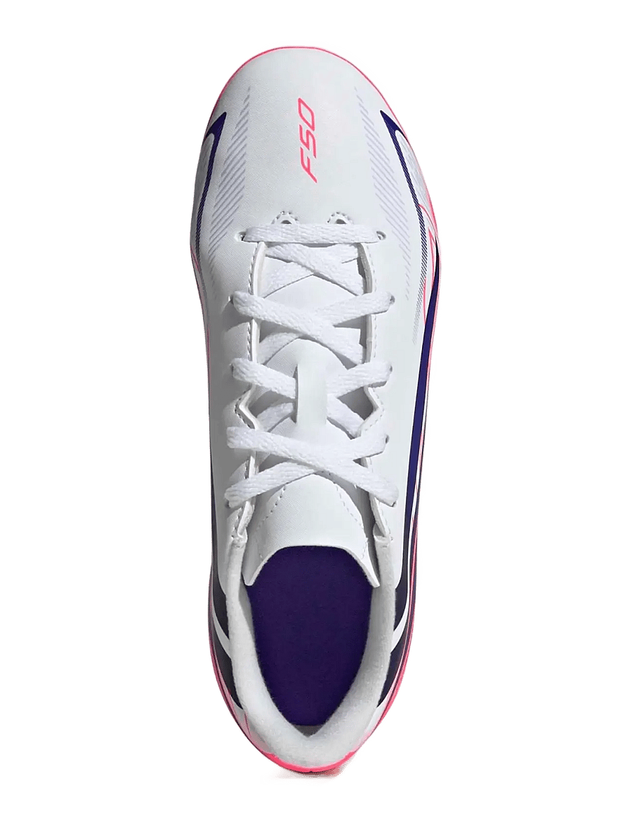 adidas Performance - F50 HYPERFAST CLUB FG/MG J - ftwwht/solpur/soltur - 3