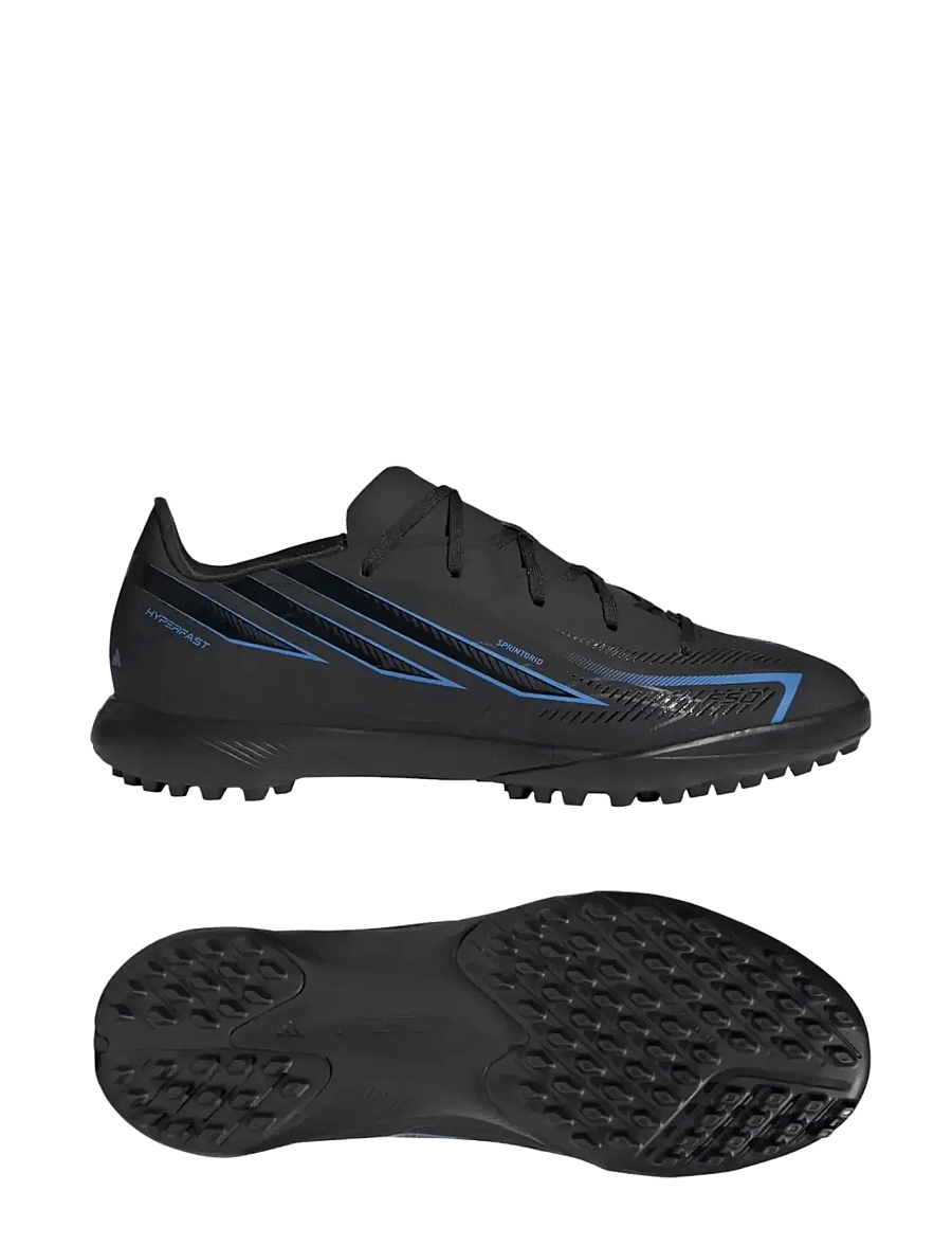 adidas Performance - F50 HYPERFAST LEAGUE TF J - fótboltaskór - cblack/cblack/lurabl - 0