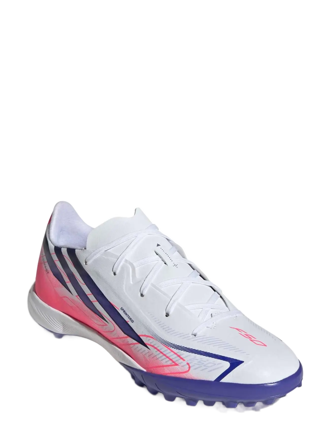 adidas Performance F50 Hyperfast League Tf J, F50 Kunstgræs Fodboldstøvler, Hvid, Str: 34