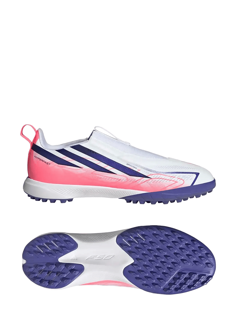 adidas Performance - F50 HYPERFAST LEAGUE LL TF J - fußballstiefel - ftwwht/solpur/soltur - 0
