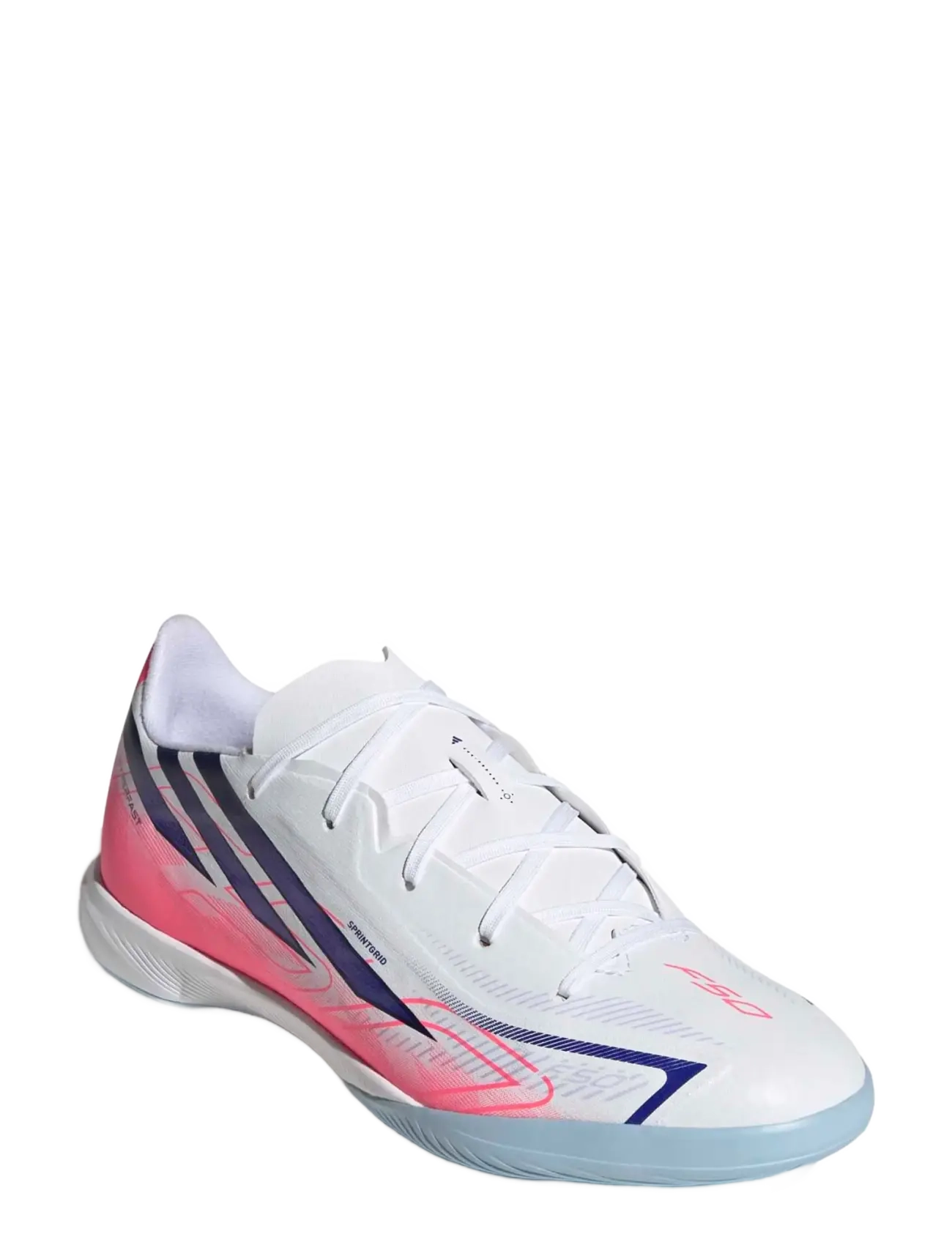 adidas Performance F50 HYPERFAST LEAGUE IN J - Sko - FTWWHT/SOLPUR/SOLTUR / white
