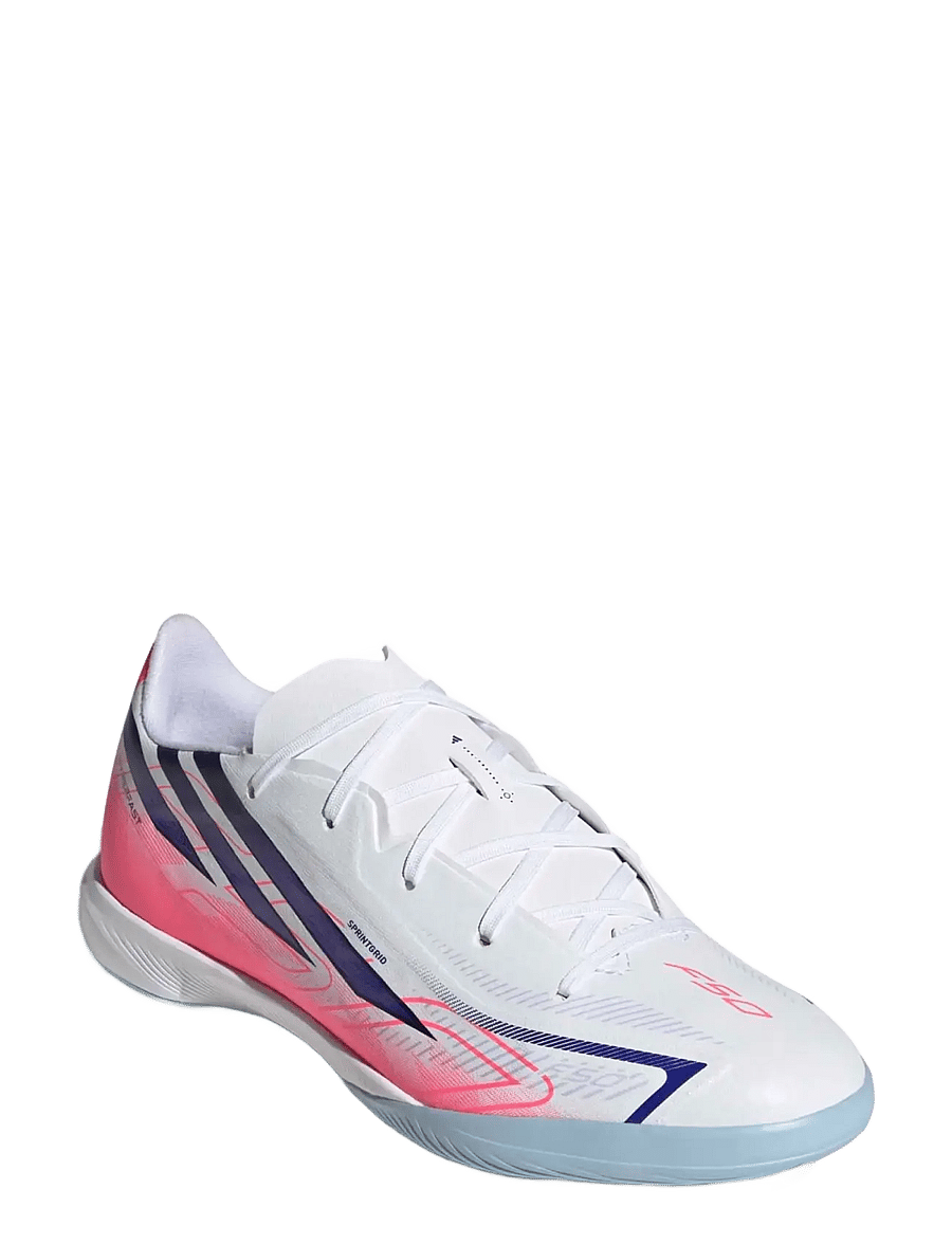 adidas Performance - F50 HYPERFAST LEAGUE IN J - fodboldstøvler - ftwwht/solpur/soltur - 0