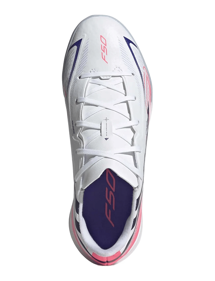 adidas Performance - F50 HYPERFAST LEAGUE IN J - fodboldstøvler - ftwwht/solpur/soltur - 3