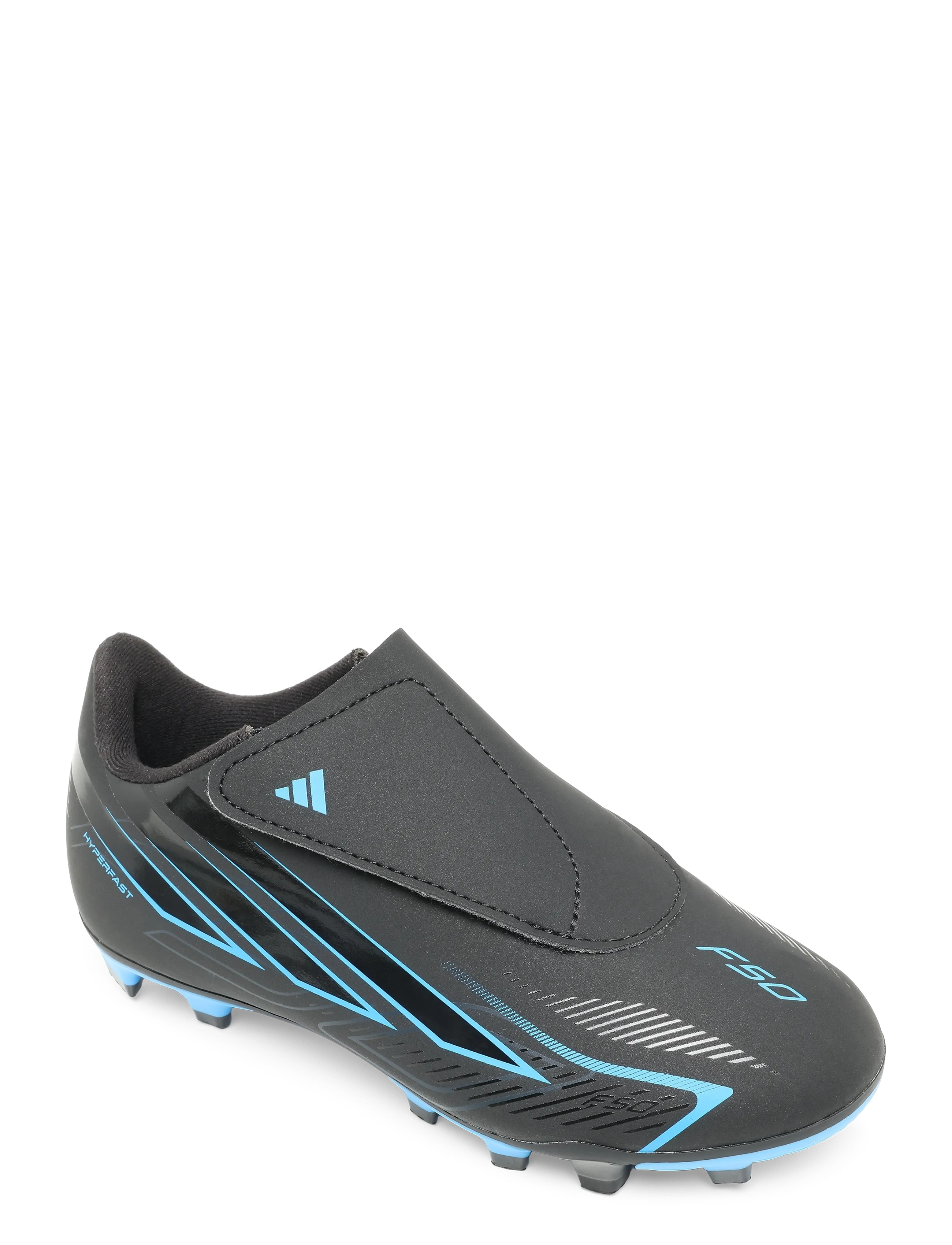 adidas Performance F50 HYPERFAST CLUB VEL FG/MG J - Football boots - CBLACK/CBLACK/LURABL / black