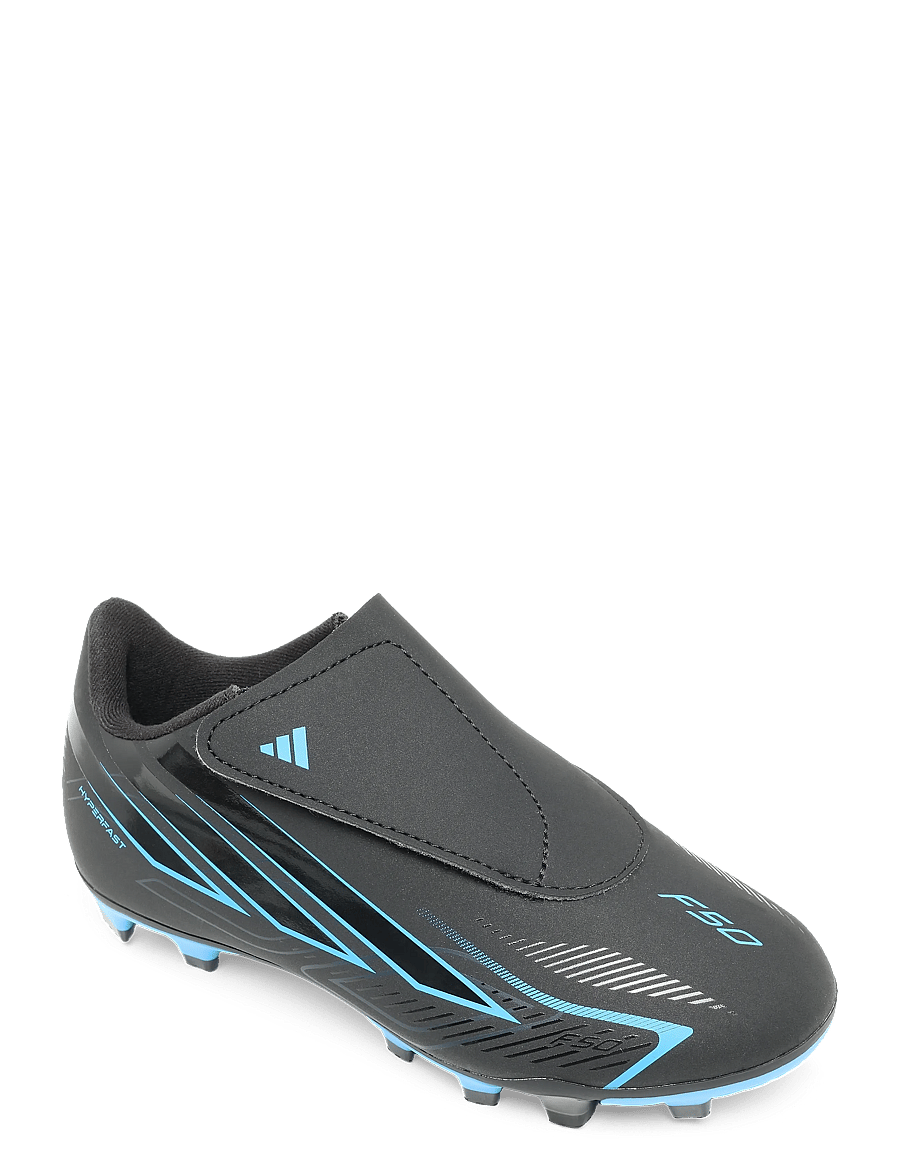 adidas Performance - F50 HYPERFAST CLUB VEL FG/MG J - fußballstiefel - cblack/cblack/lurabl - 0