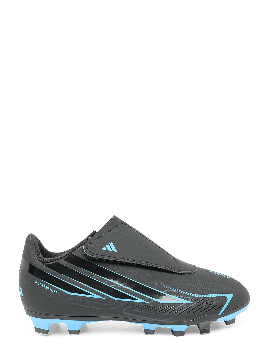 adidas Performance - F50 HYPERFAST CLUB VEL FG/MG J - fußballstiefel - cblack/cblack/lurabl - 2