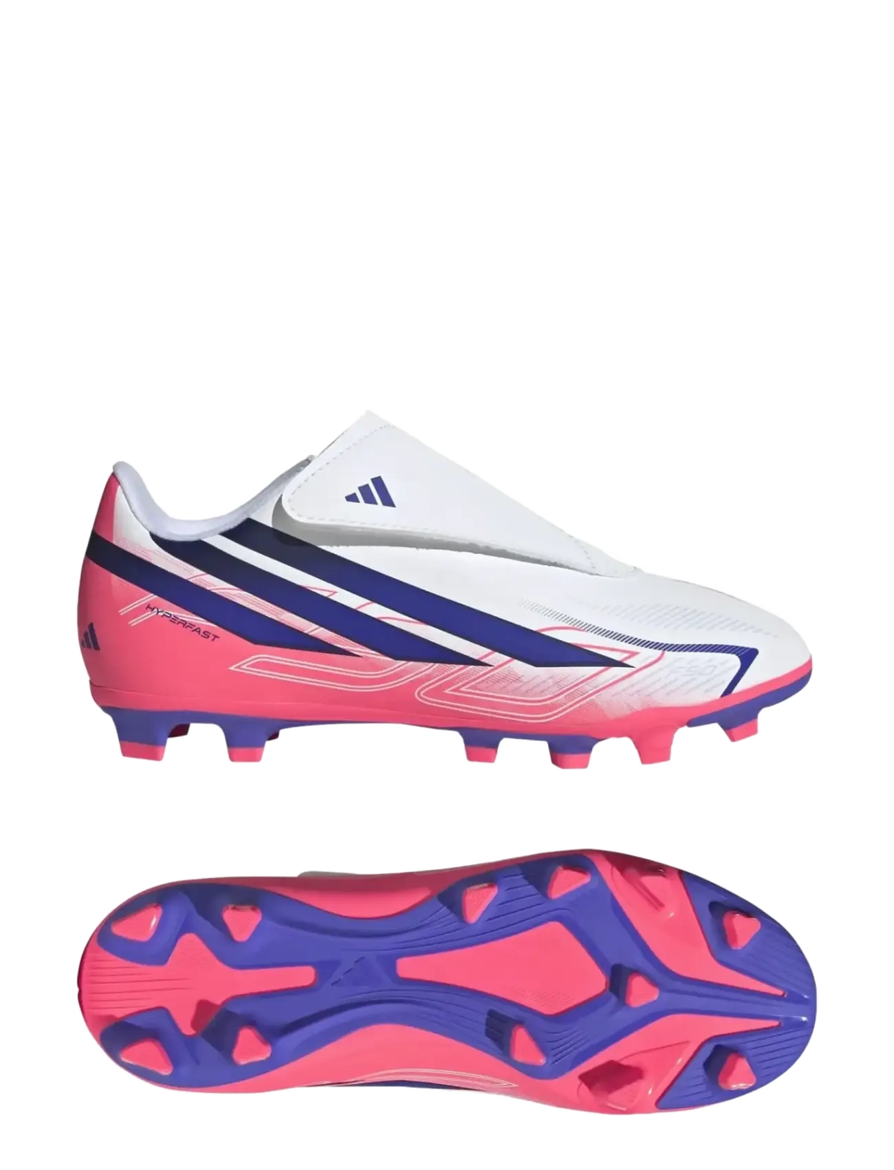adidas Performance F50 HYPERFAST CLUB VEL FG/MG J - Vaata kõiki - FTWWHT/SOLPUR/SOLTUR / white