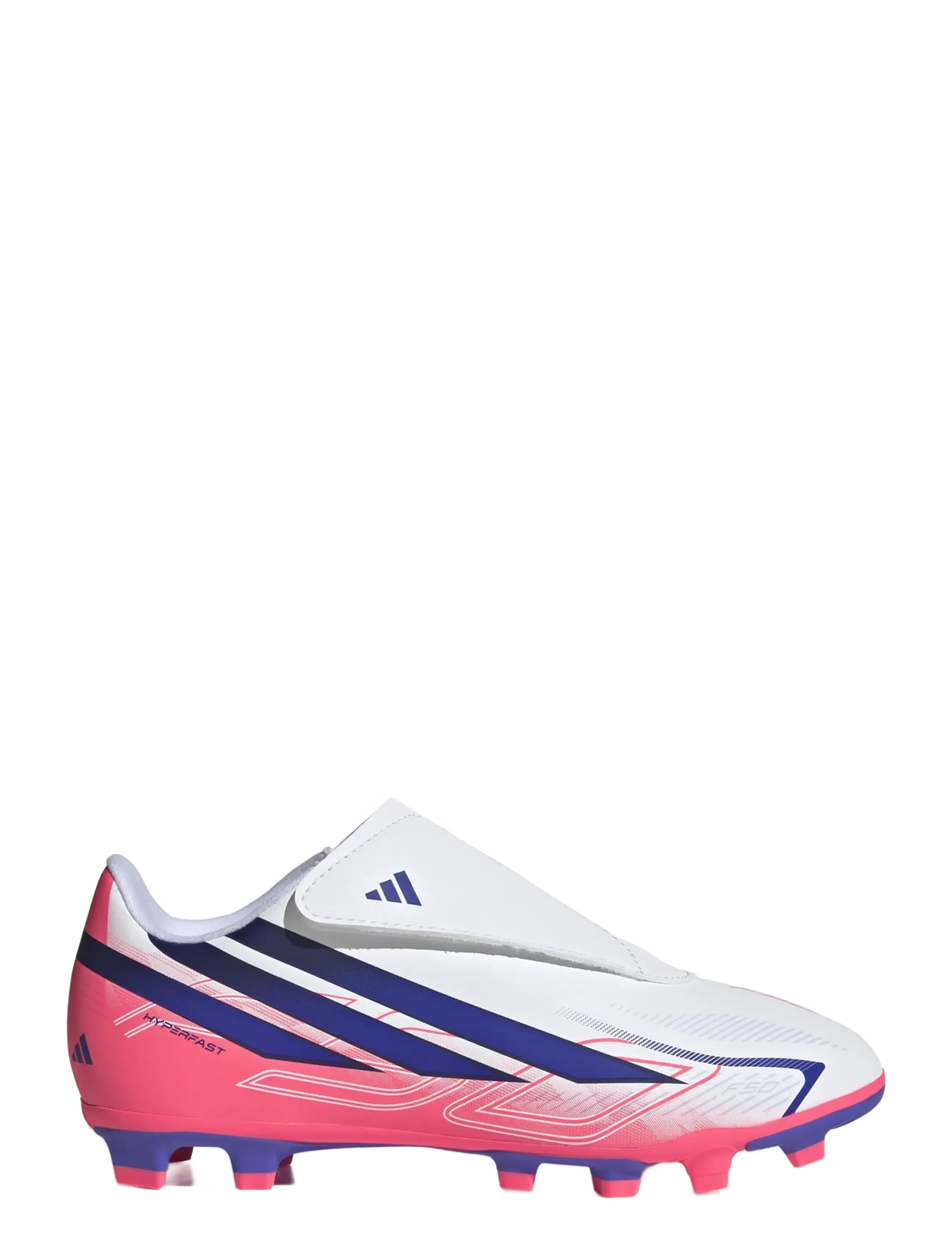 adidas Performance - F50 HYPERFAST CLUB VEL FG/MG J - ftwwht/solpur/soltur - 1