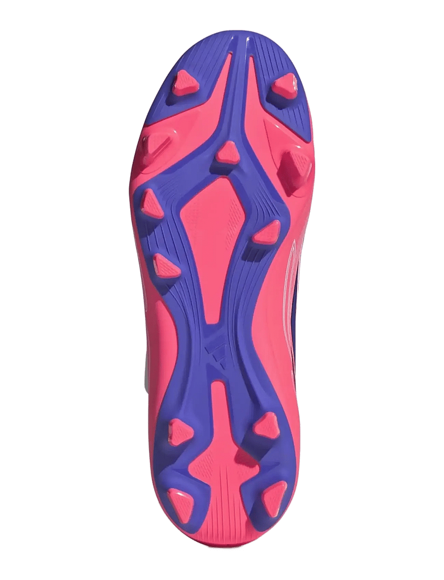adidas Performance - F50 HYPERFAST CLUB VEL FG/MG J - ftwwht/solpur/soltur - 4