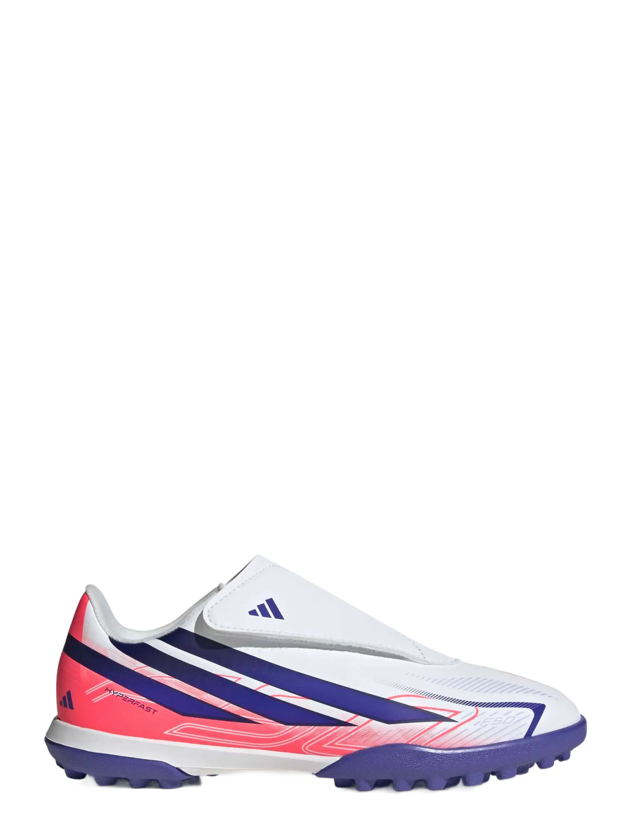 adidas Performance - F50 HYPERFAST CLUB VEL TF J - fodboldstøvler - ftwwht/solpur/soltur - 1