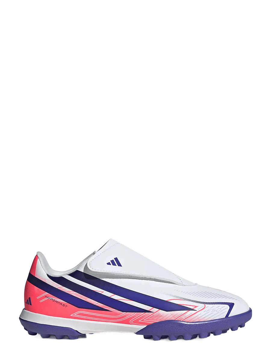 adidas Performance - F50 HYPERFAST CLUB VEL TF J - fodboldstøvler - ftwwht/solpur/soltur - 1