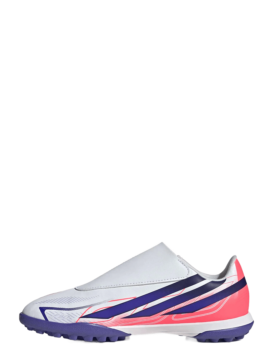 adidas Performance - F50 HYPERFAST CLUB VEL TF J - fodboldstøvler - ftwwht/solpur/soltur - 2