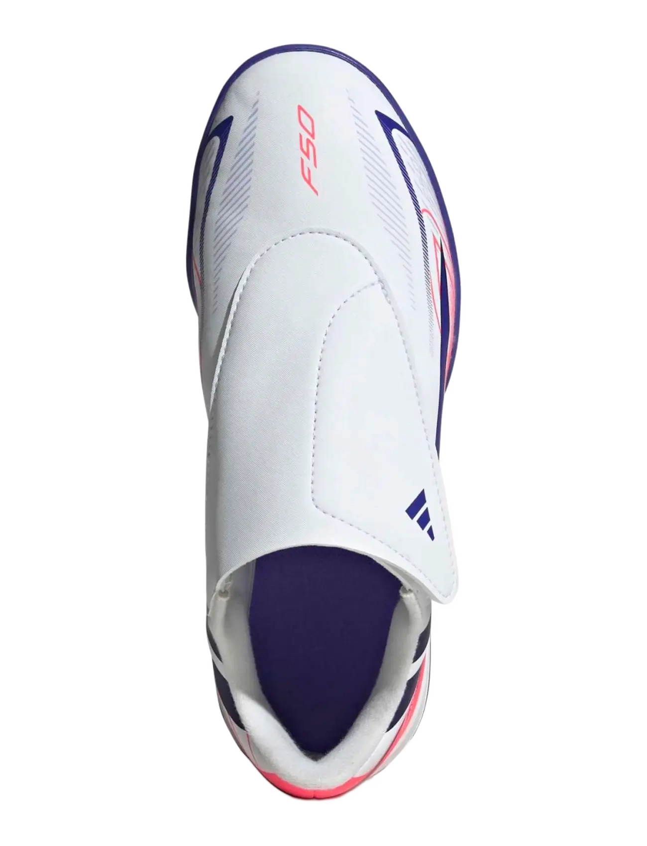 adidas Performance - F50 HYPERFAST CLUB VEL TF J - fodboldstøvler - ftwwht/solpur/soltur - 3