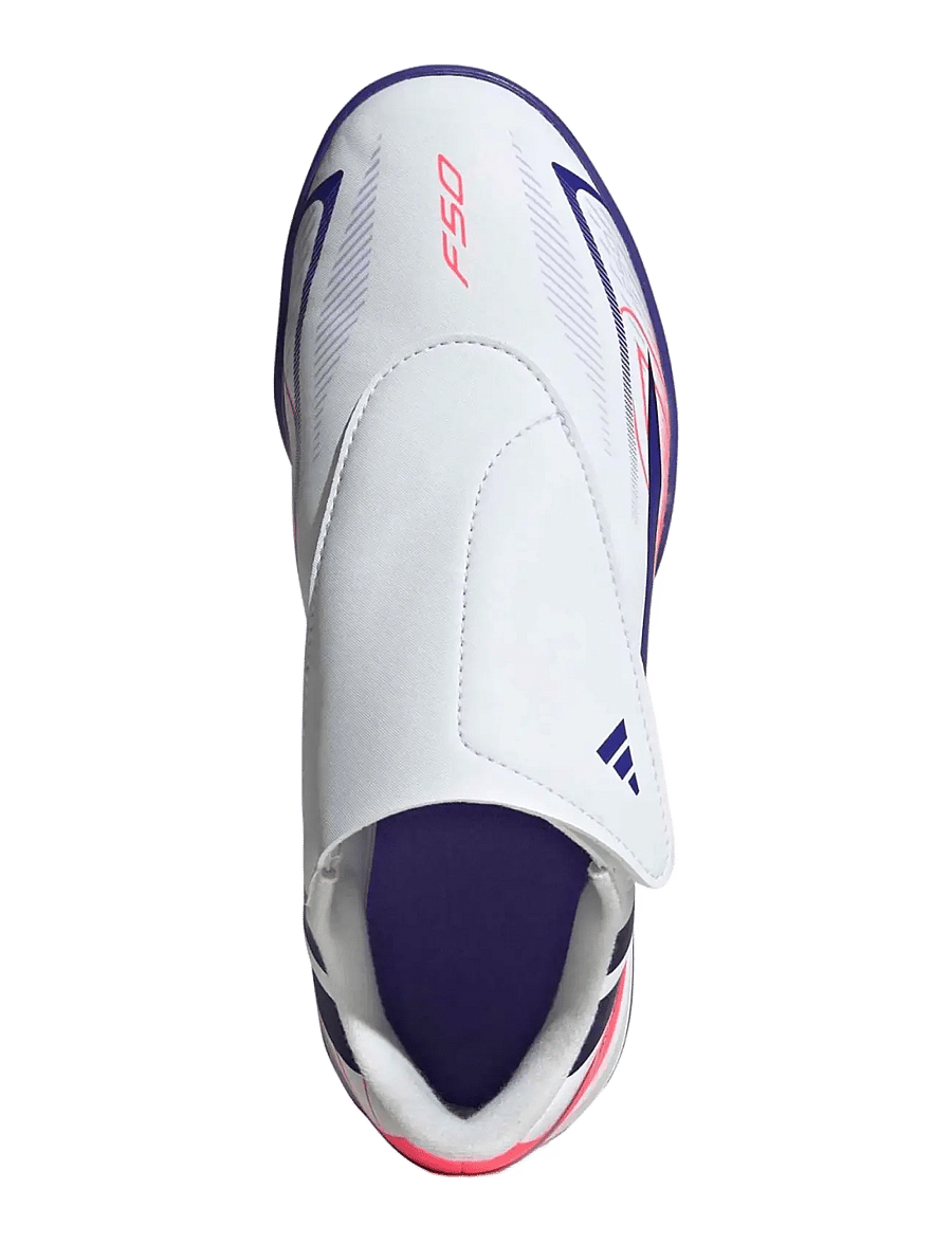 adidas Performance - F50 HYPERFAST CLUB VEL TF J - fodboldstøvler - ftwwht/solpur/soltur - 3