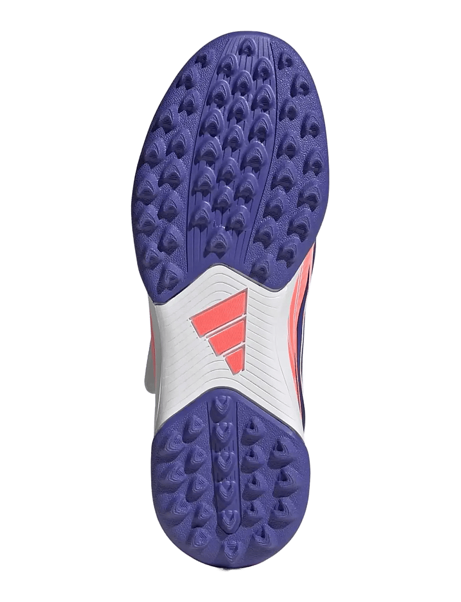 adidas Performance - F50 HYPERFAST CLUB VEL TF J - fodboldstøvler - ftwwht/solpur/soltur - 4
