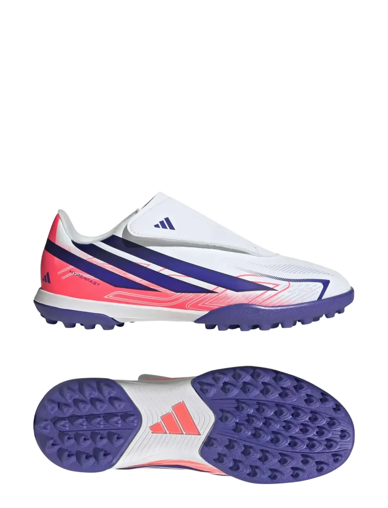 adidas Performance F50 HYPERFAST CLUB VEL TF J - Vaata kõiki - FTWWHT/SOLPUR/SOLTUR / white