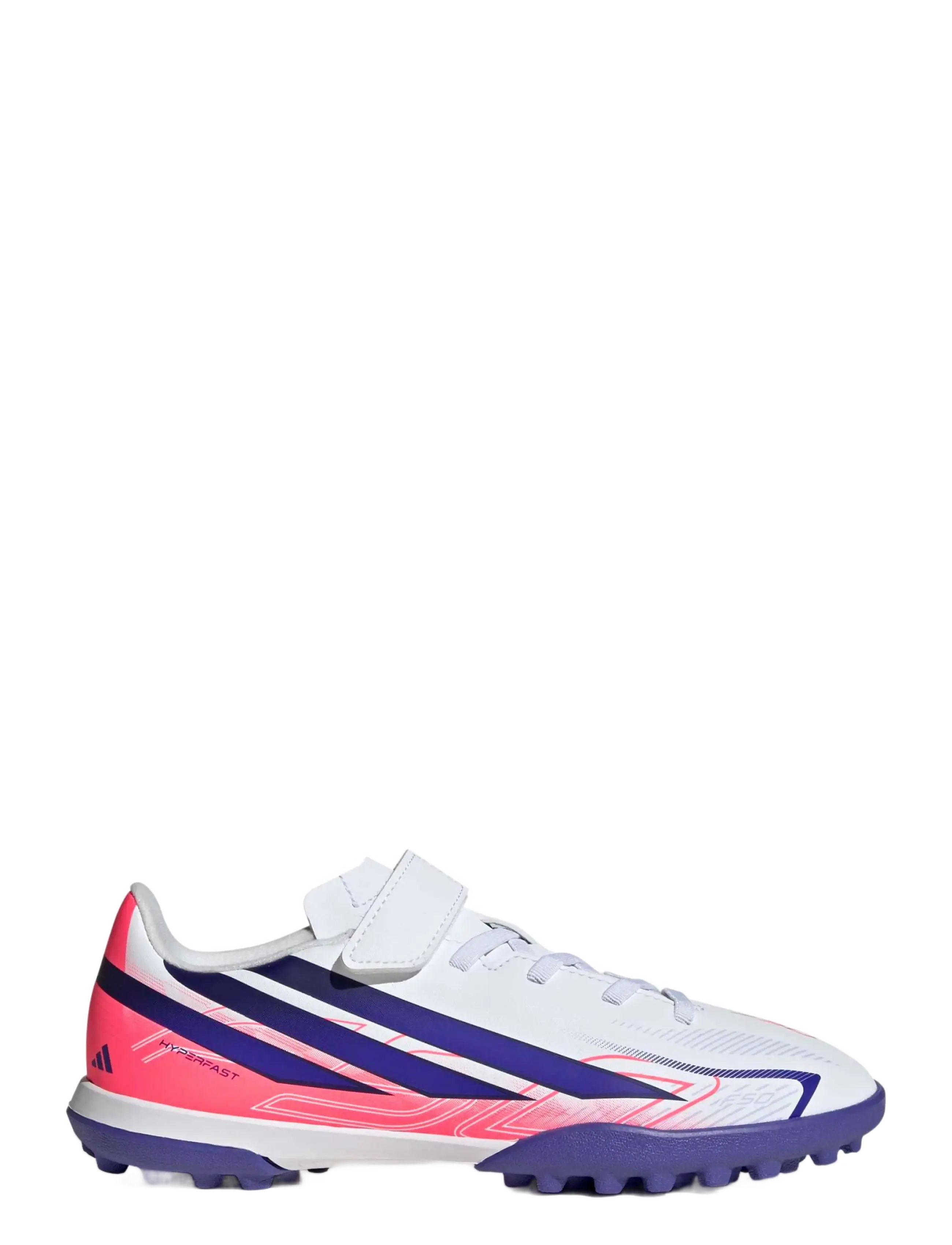 adidas Performance - F50 HYPERFAST CLUB H&L TF J - fodboldstøvler - ftwwht/solpur/soltur - 1