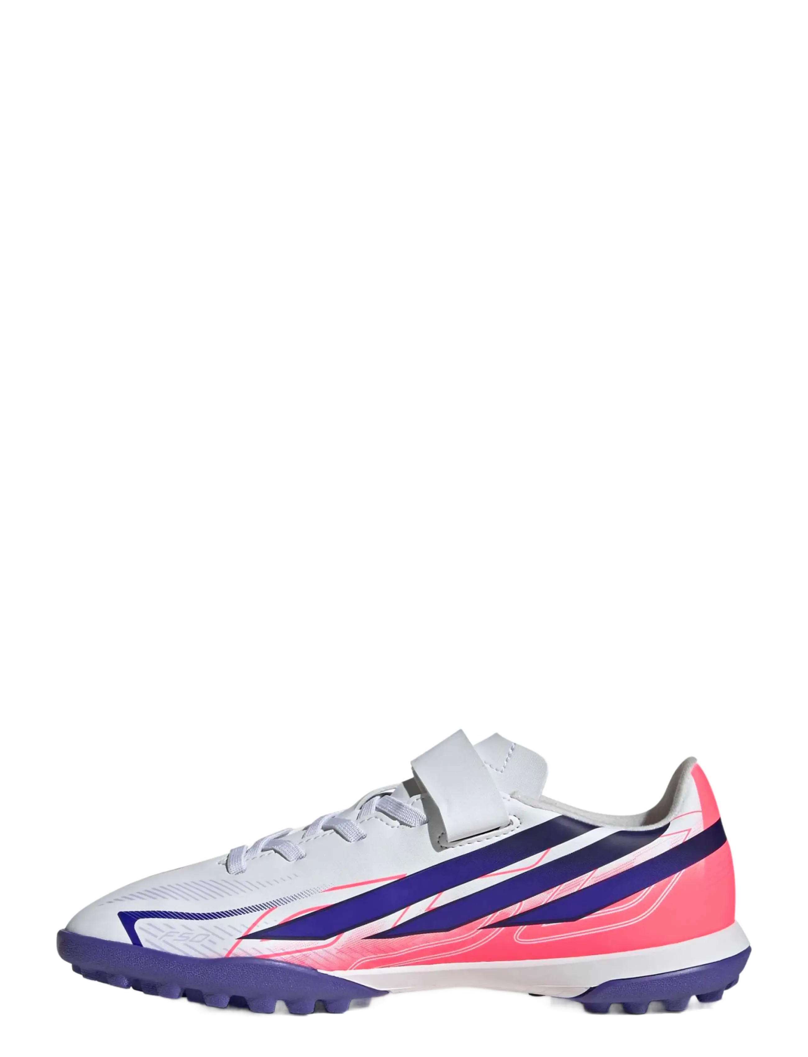 adidas Performance - F50 HYPERFAST CLUB H&L TF J - fodboldstøvler - ftwwht/solpur/soltur - 2