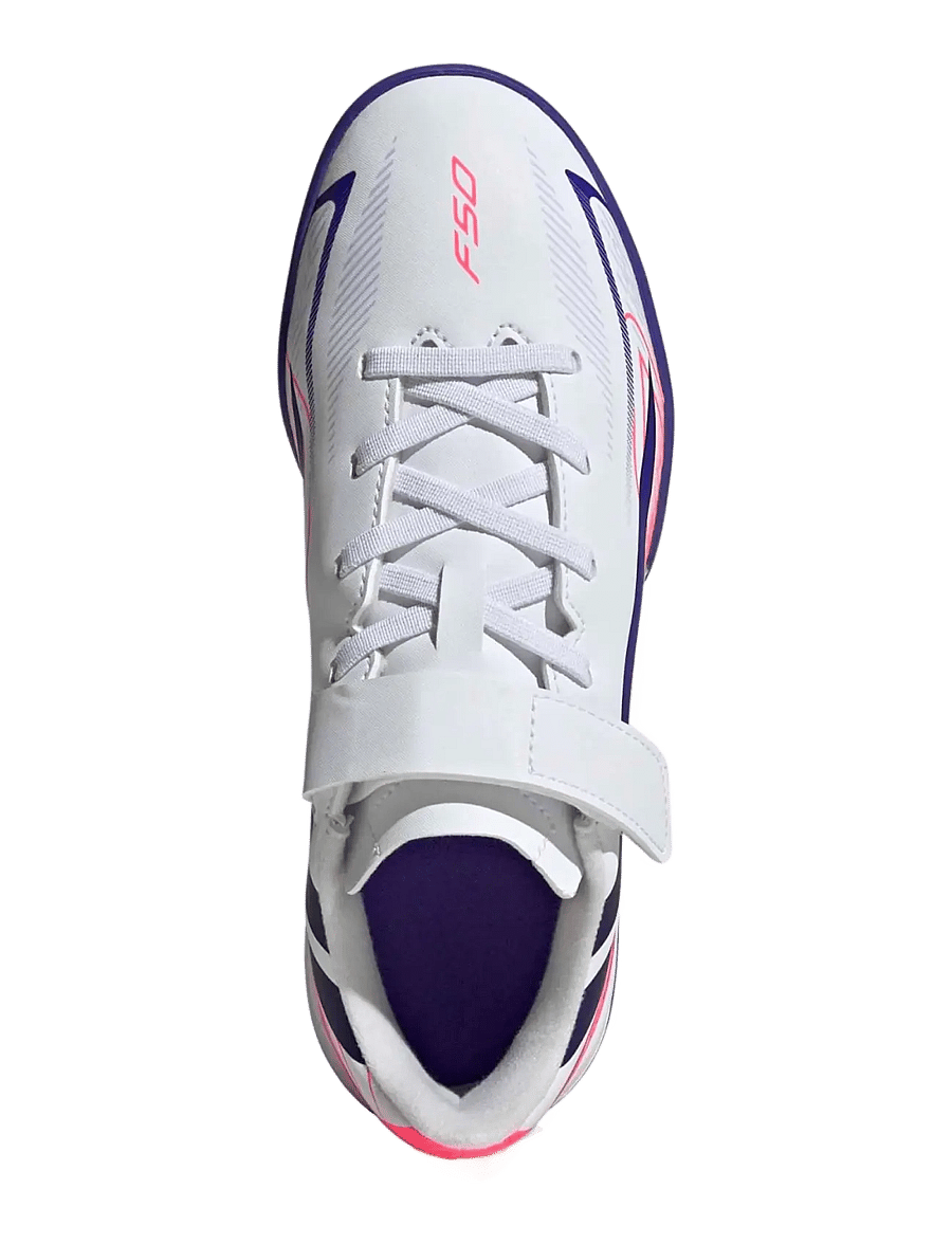adidas Performance - F50 HYPERFAST CLUB H&L TF J - fodboldstøvler - ftwwht/solpur/soltur - 3