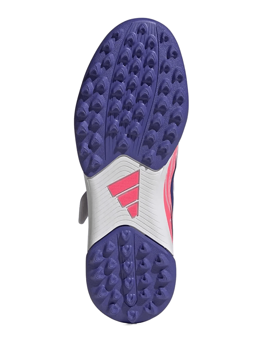 adidas Performance - F50 HYPERFAST CLUB H&L TF J - fodboldstøvler - ftwwht/solpur/soltur - 4