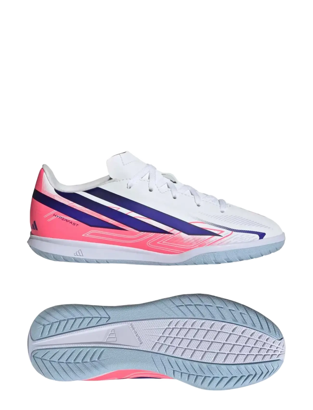 adidas Performance F50 HYPERFAST CLUB IN J - Vaata kõiki - FTWWHT/SOLPUR/SOLTUR / white