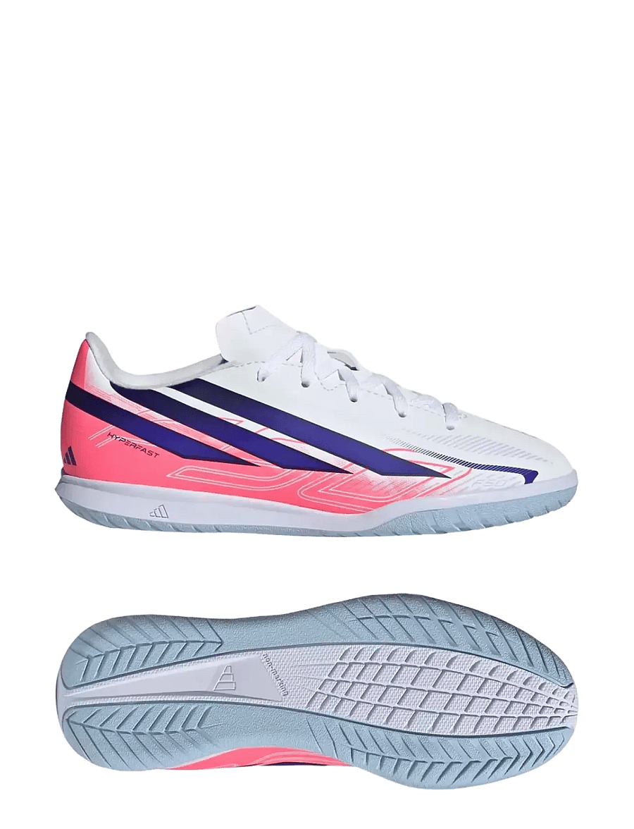 adidas Performance - F50 HYPERFAST CLUB IN J - løbesko - ftwwht/solpur/soltur - 0