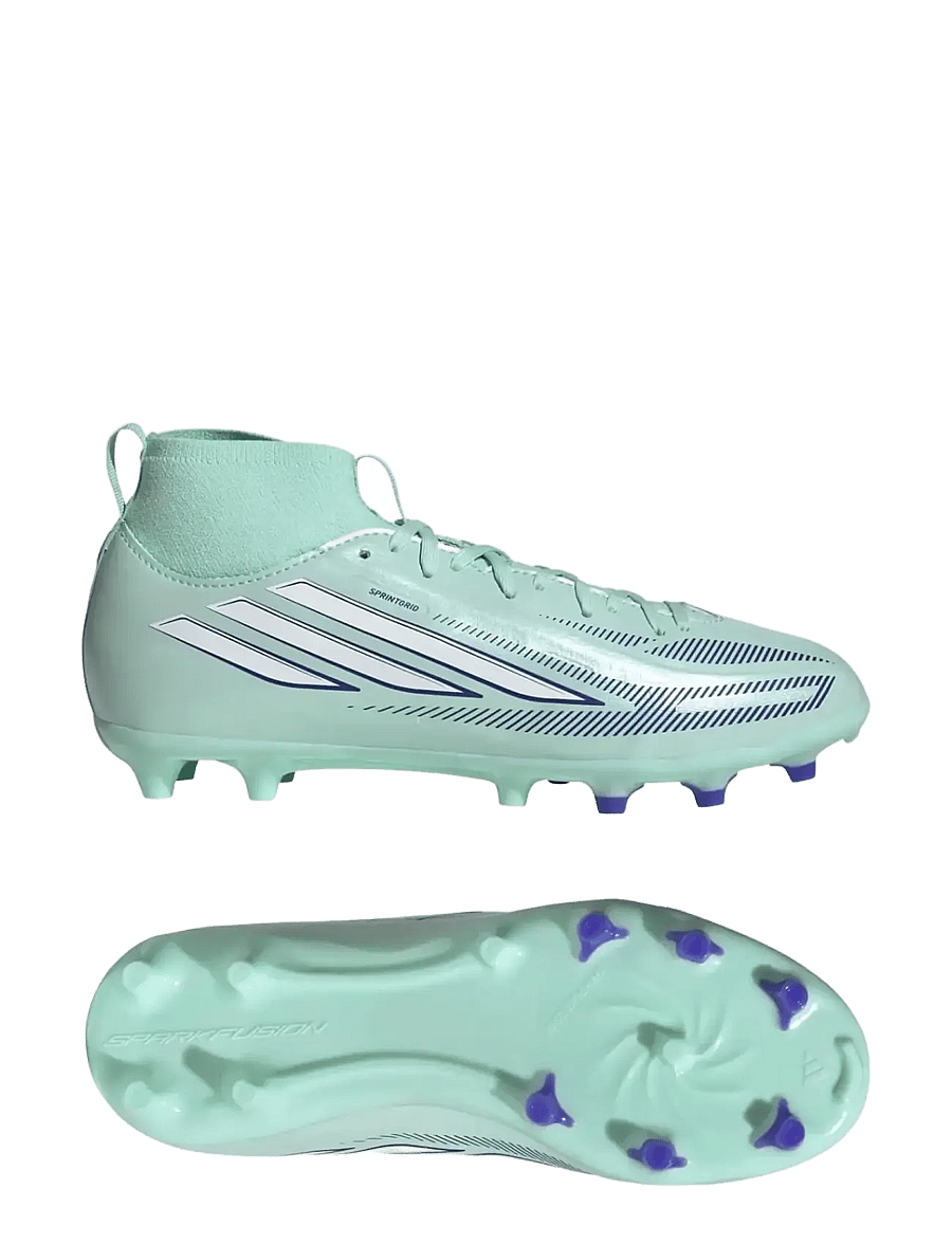 adidas Performance - F50 SPARKFUSION LEAGUE FG/AG J - football boots - clemin/ftwwht/solpur - 0