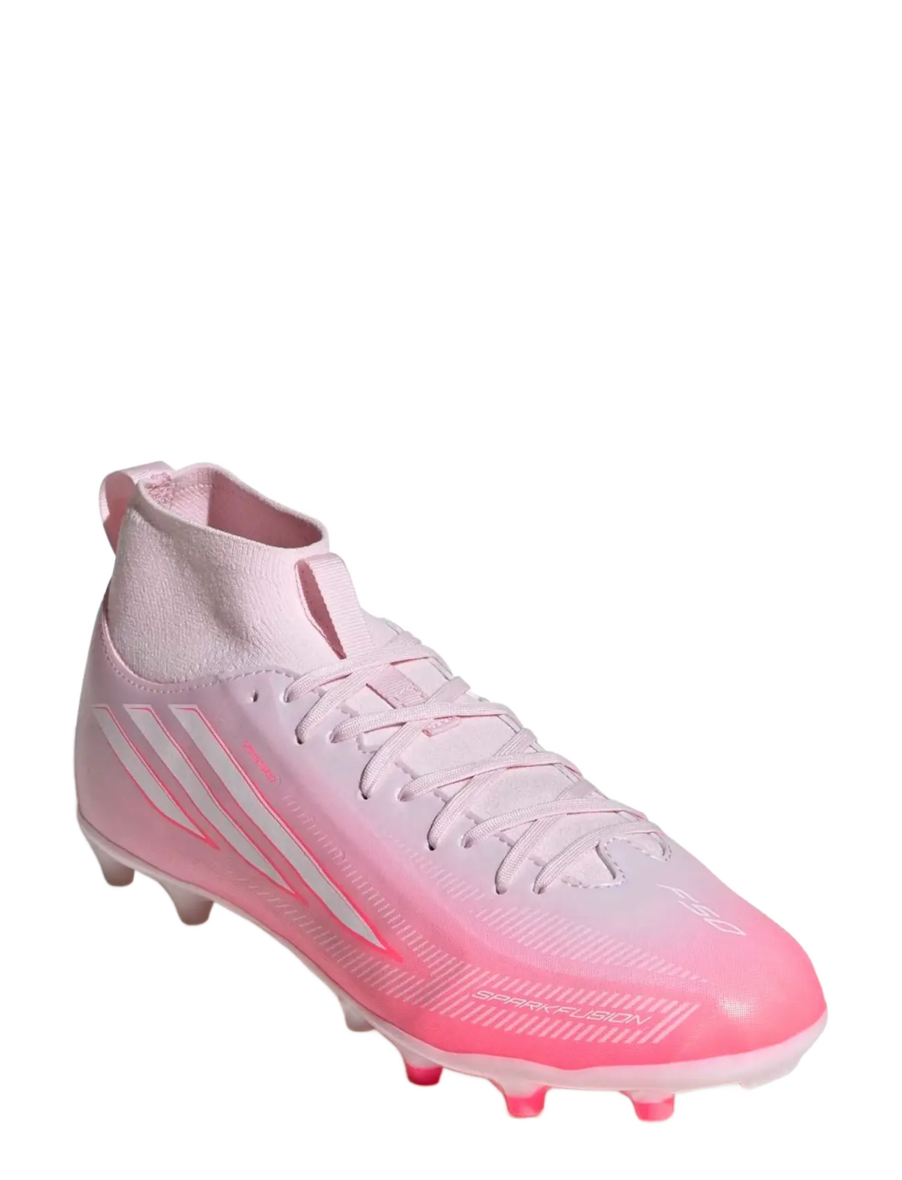 adidas Performance F50 SPARKFUSION LEAGUE FG/AG J - Sko - SOLTUR/FTWWHT/DISPIN / pink/rose