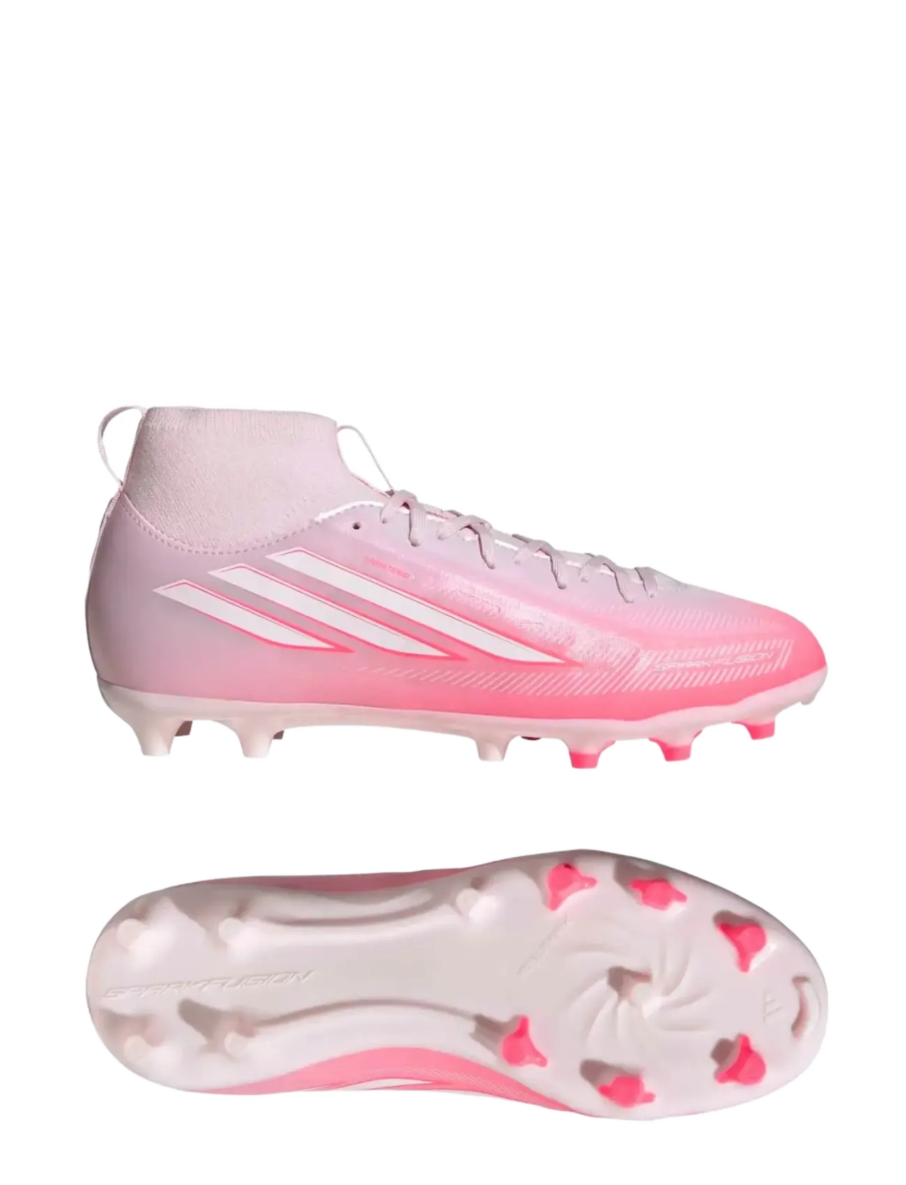 adidas Performance F50 SPARKFUSION LEAGUE FG/AG J - Vaata kõiki - SOLTUR/FTWWHT/DISPIN / pink/rose