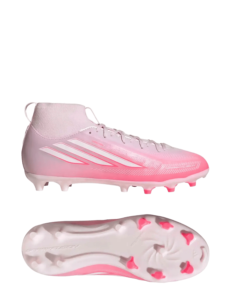 adidas Performance - F50 SPARKFUSION LEAGUE FG/AG J - football boots - soltur/ftwwht/dispin - 0