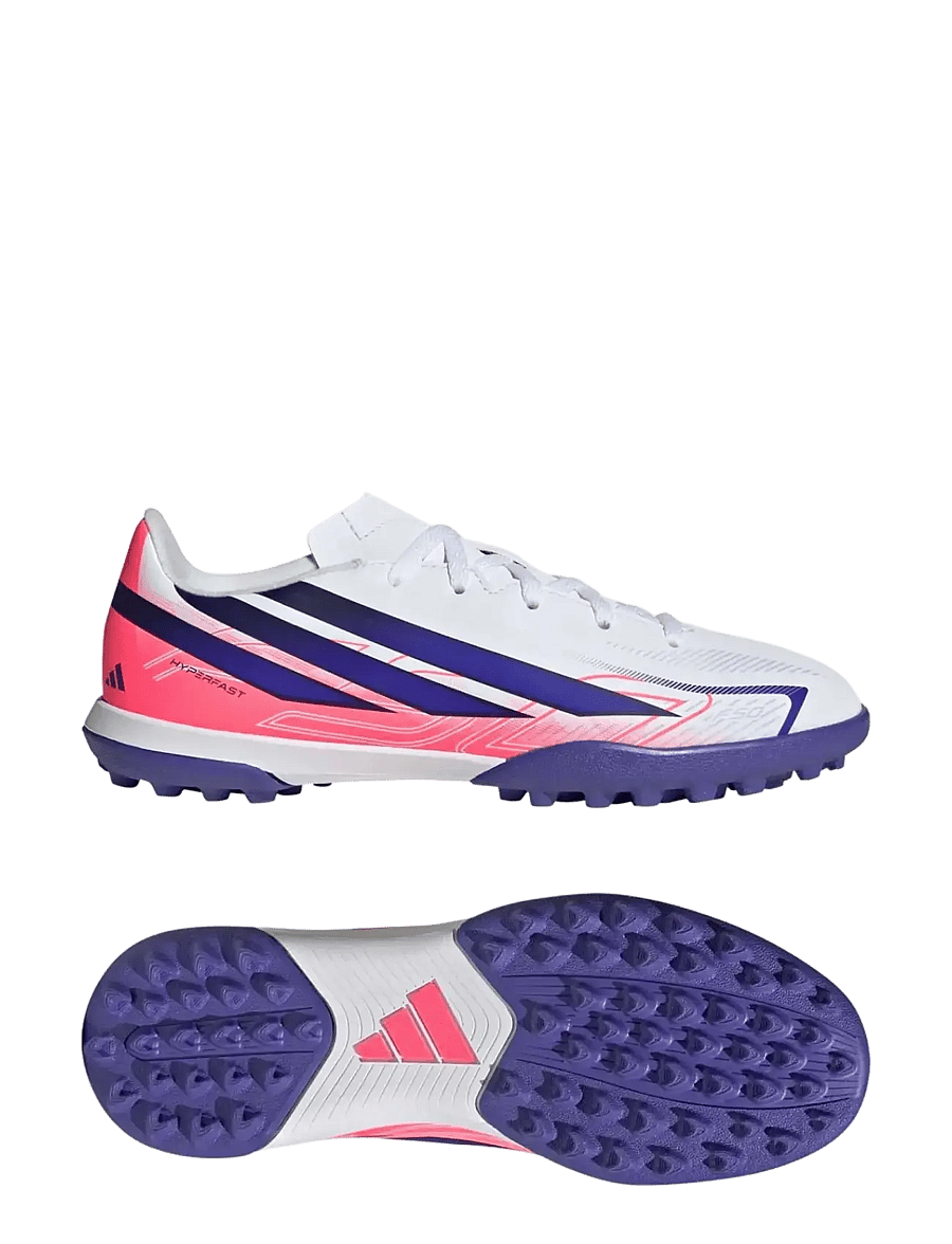 adidas Performance - F50 HYPERFAST CLUB TF J - fußballstiefel - ftwwht/solpur/soltur - 0