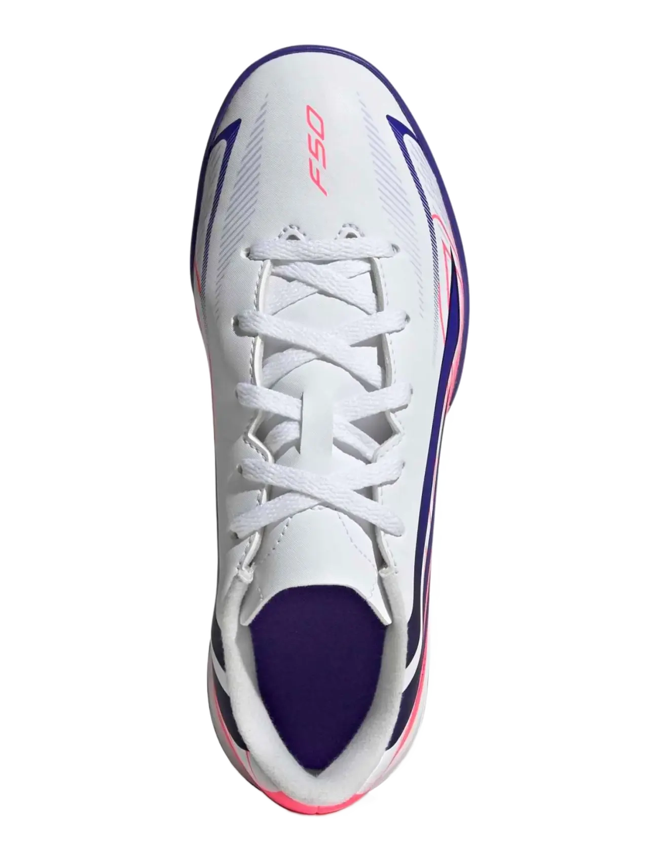 adidas Performance - F50 HYPERFAST CLUB TF J - fodboldstøvler - ftwwht/solpur/soltur - 3