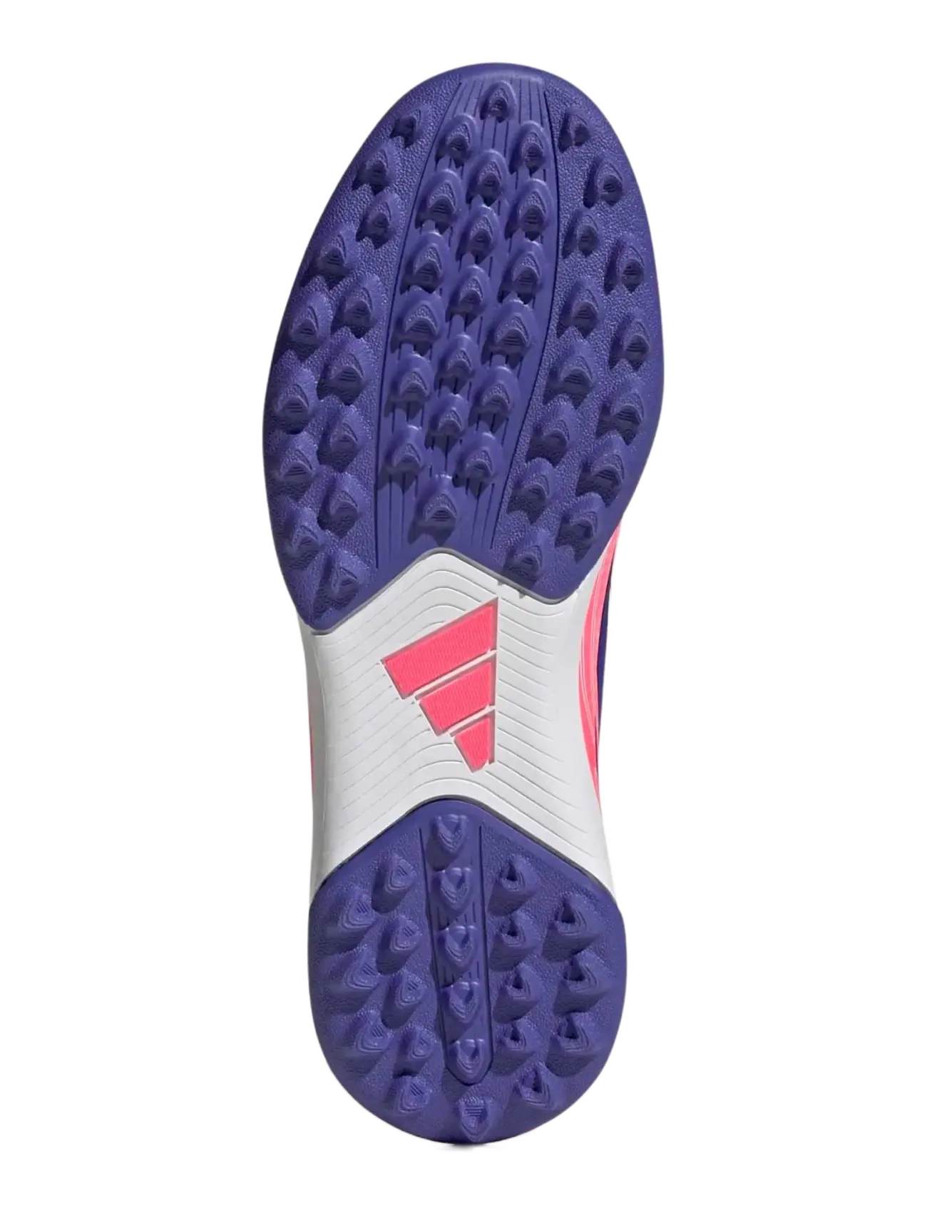 adidas Performance - F50 HYPERFAST CLUB TF J - fodboldstøvler - ftwwht/solpur/soltur - 4