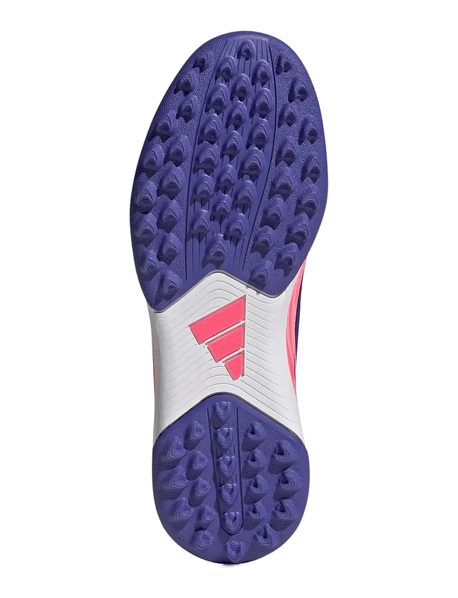 adidas Performance - F50 HYPERFAST CLUB TF J - fodboldstøvler - ftwwht/solpur/soltur - 4