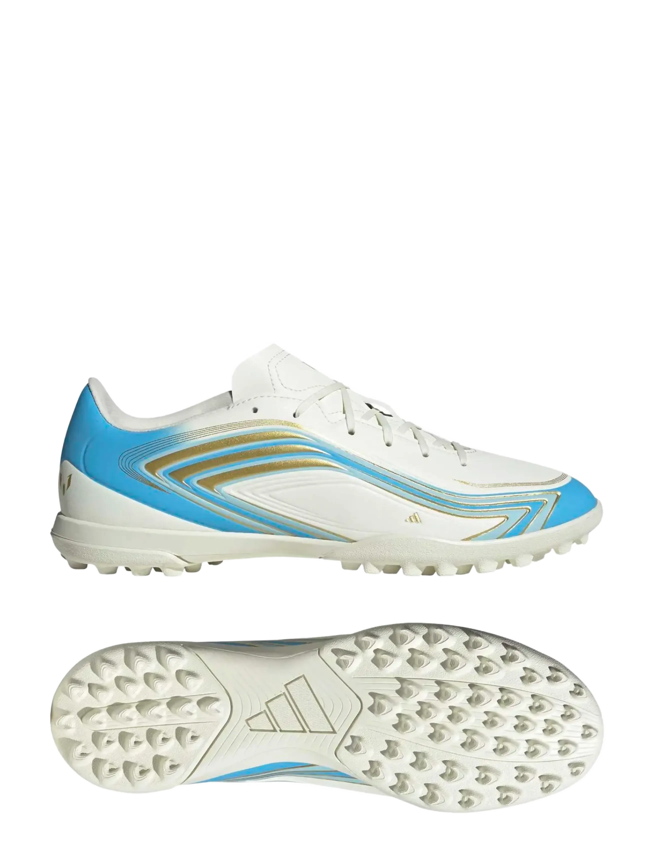 adidas Performance F50 MESSI CLUB TF - adidas - IVORY/SEBLBU/ICEBLU / cream