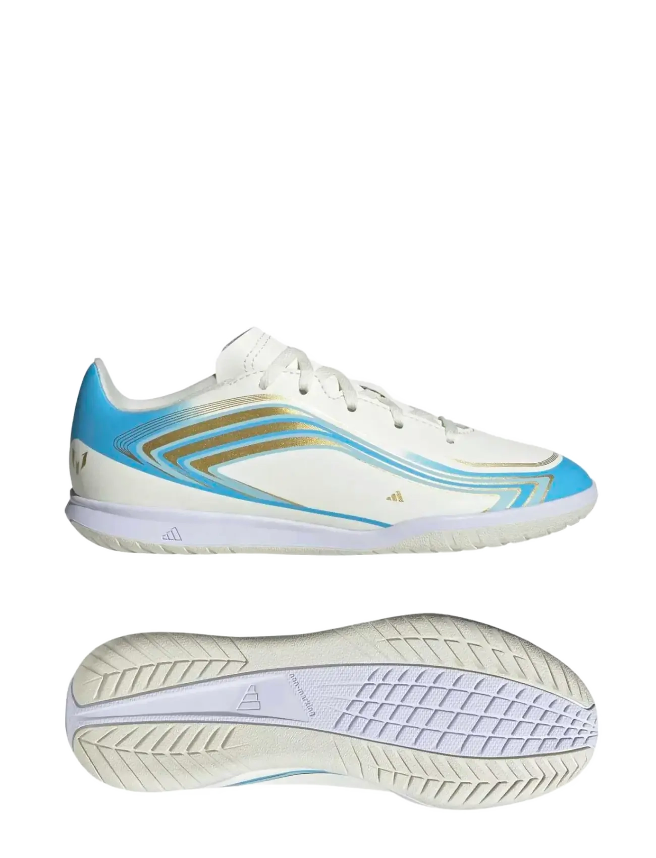 adidas Performance F50 MESSI CLUB IN J - Inspiration - IVORY/SEBLBU/ICEBLU / cream