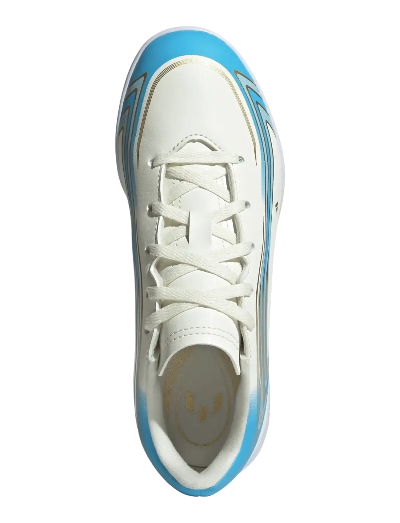 adidas Performance - F50 MESSI CLUB IN J - fodboldstøvler - ivory/seblbu/iceblu - 4